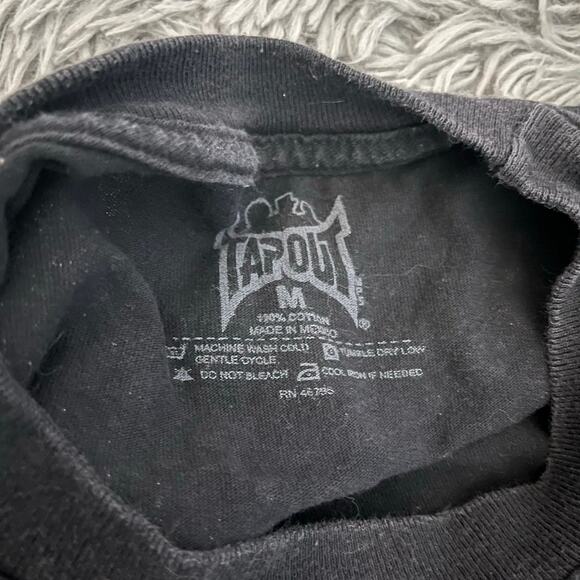 Y2K Tapout American Arrogant Men’s Medium Black T-Shirt - Picture 6 of 6